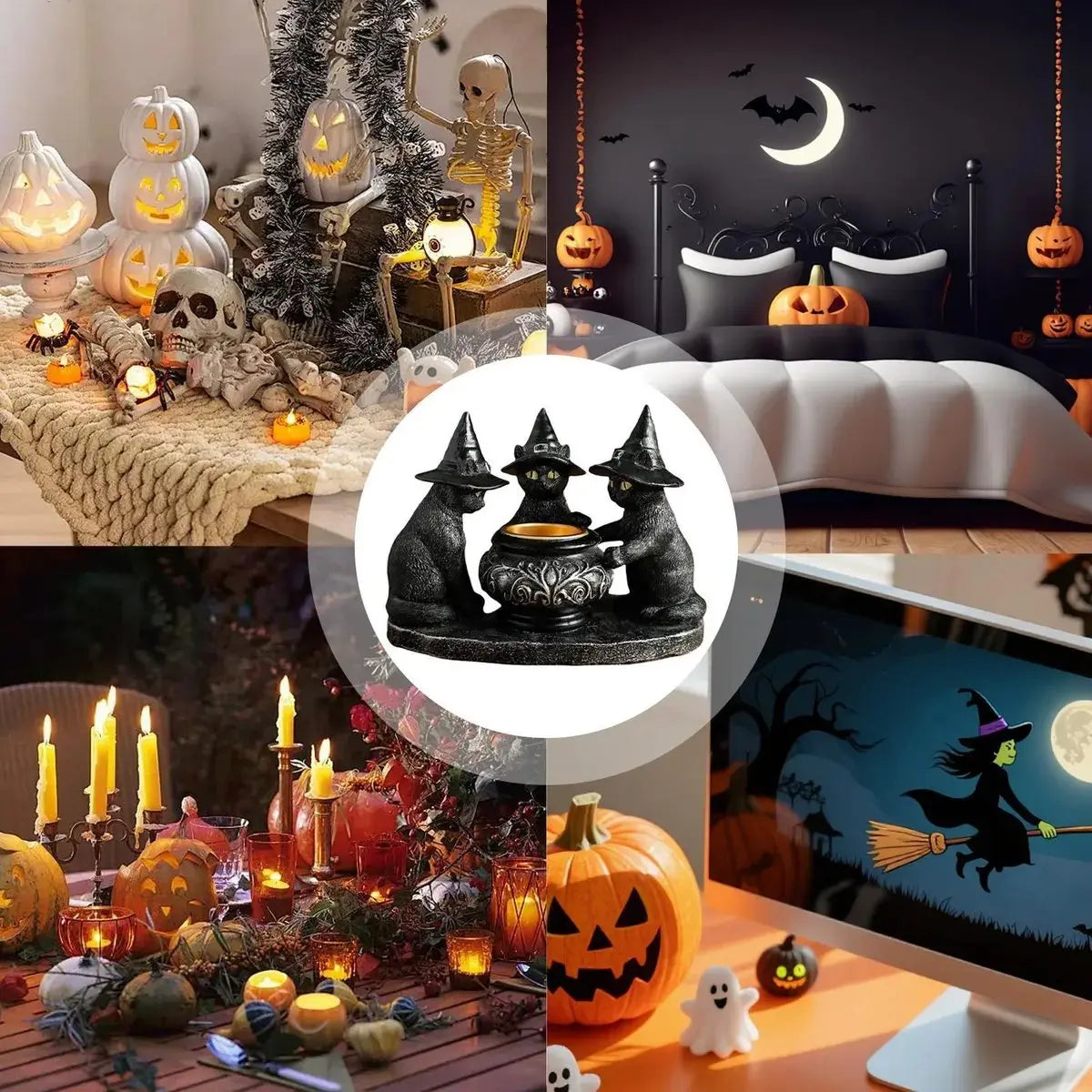 Kerzenhalter — geheimnisvolle Stimmung für Halloween Mivoza Deutschland