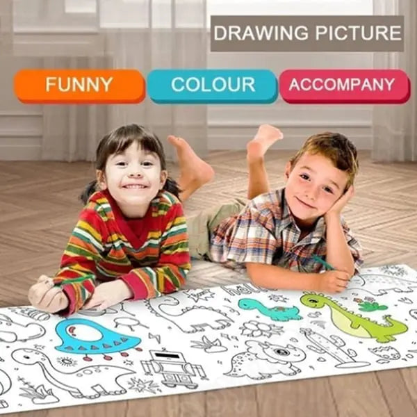 Kinder Kreativ-Malrolle – Wiederverwendbares Kunststicker-Set für Kinder Mivoza Deutschland