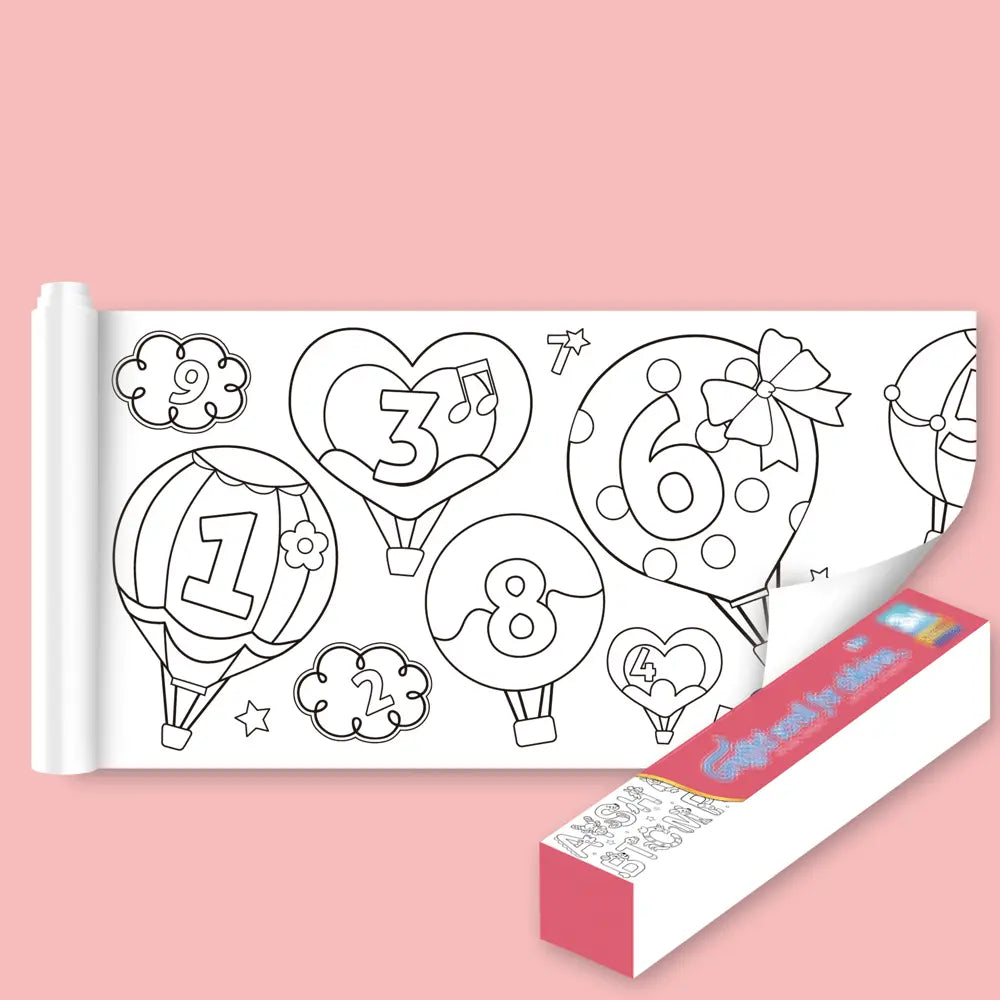 Kinder Kreativ-Malrolle – Wiederverwendbares Kunststicker-Set für Kinder Mivoza Deutschland