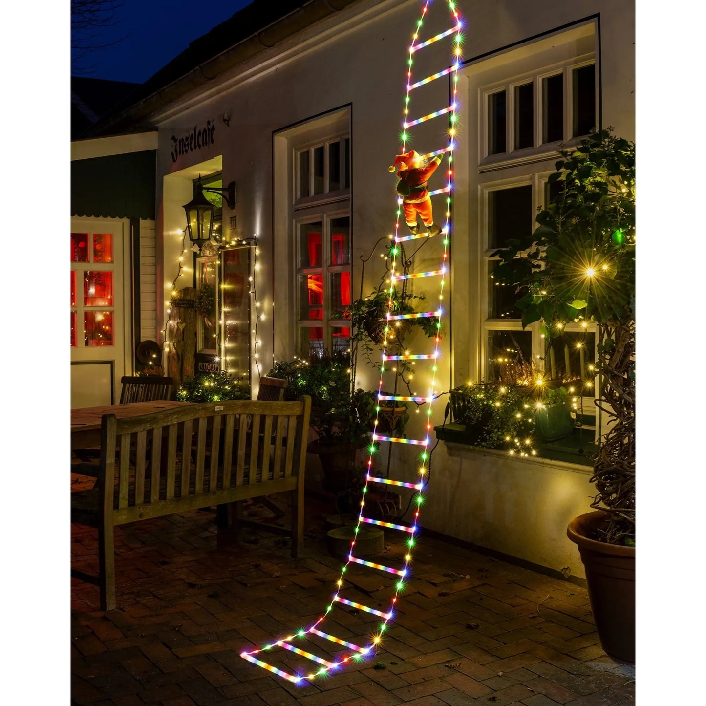 Kletter-Weihnachtsmann-Leiterbeleuchtung — magische Stimmung für Ihr Zuhause Mivoza Deutschland