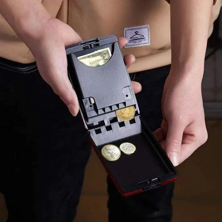 Kompakte RFID-Sichere Geldbörse – Schlankes Design mit Münzfach Mivoza Deutschland