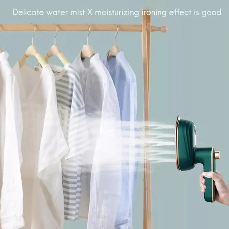 Kompakter 2-in-1 Mini-Dampfbügler für müheloses Bügeln Mivoza Deutschland