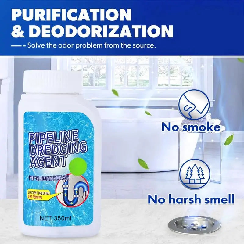 🎁Last Day Promotion🔥Liapu Powerful Pipe Dredging Agent for Kitchen and Toilet Pipelines - Dissolves 200+ Blockages and Kills 99% of Bacteria Zorenza