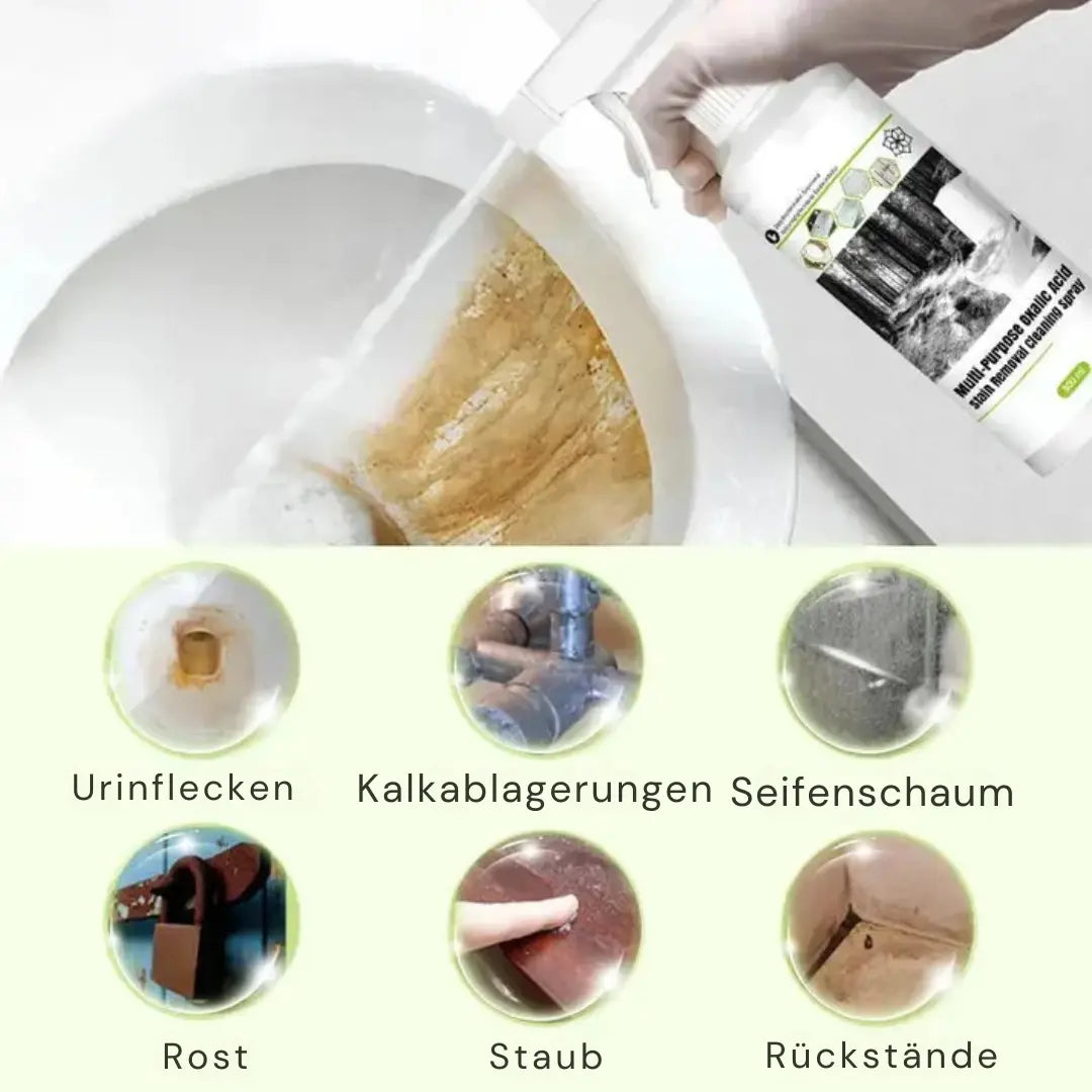 Kraftvoller Fleckenreiniger – Gegen Kalk, Schmutz & hartnäckige Verfärbungen Mivoza Deutschland