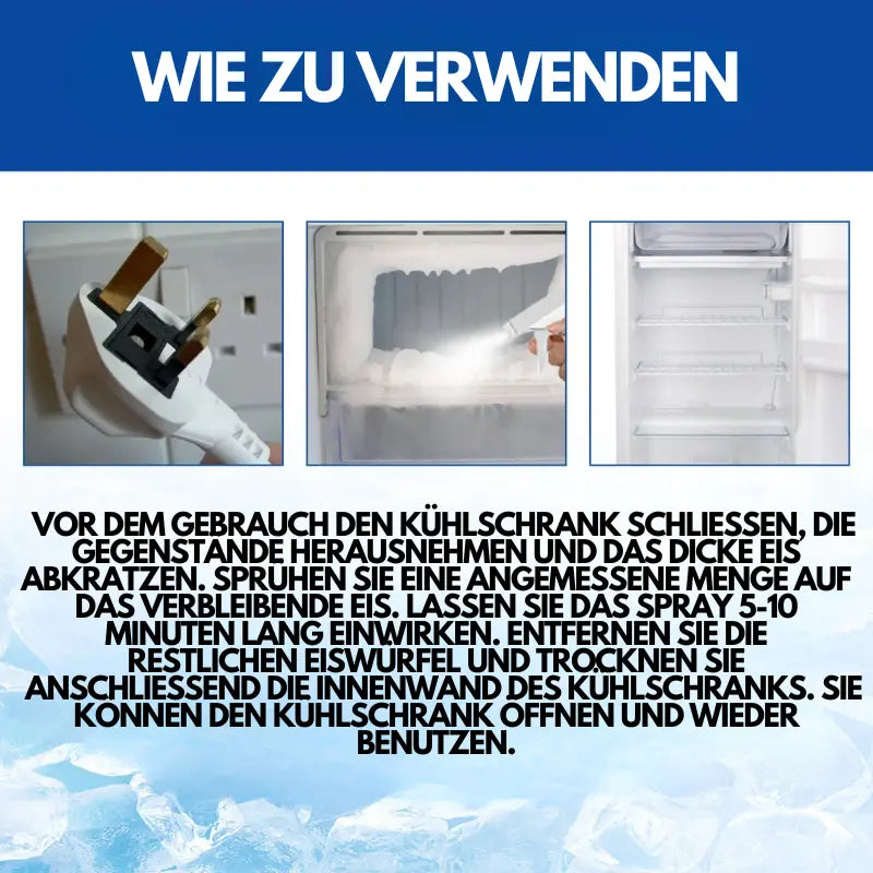 Kraftvoller Kühlschrank-Enteisungsspray Mivoza Deutschland