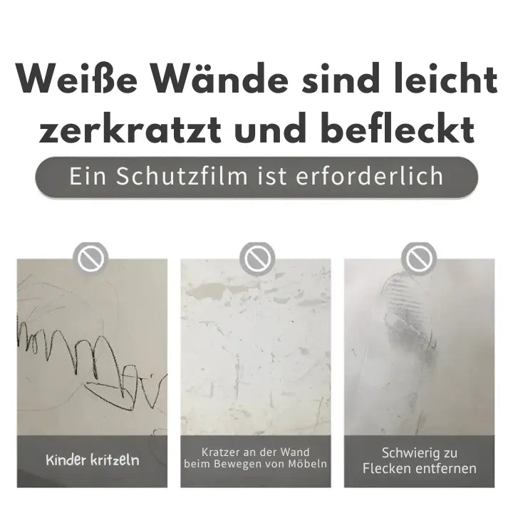 Kratzfeste transparente Wandschutzfolie Mivoza Deutschland