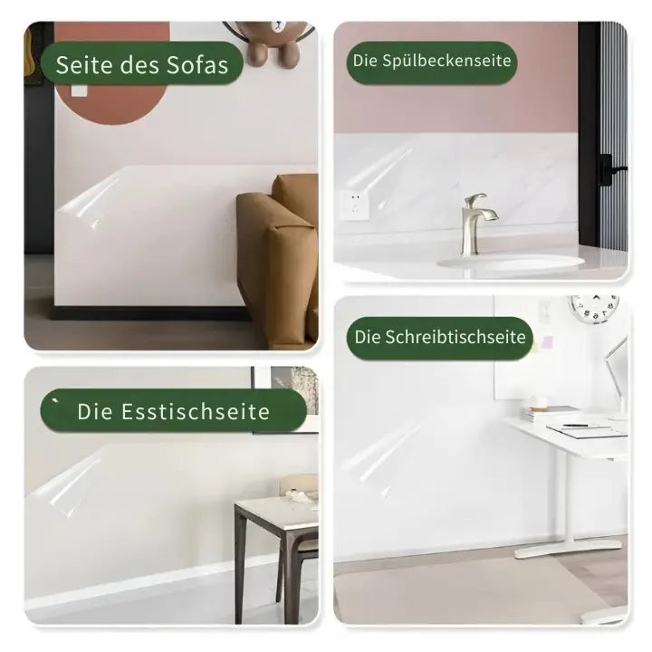 Kratzfeste transparente Wandschutzfolie Mivoza Deutschland