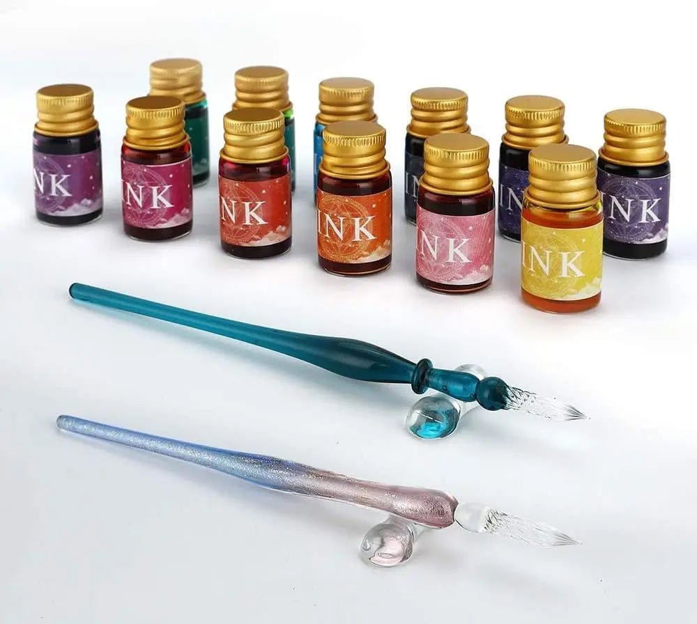 Kristall-Schreibstift Set – 12 Farben für funkelnde Kreativität Mivoza Deutschland