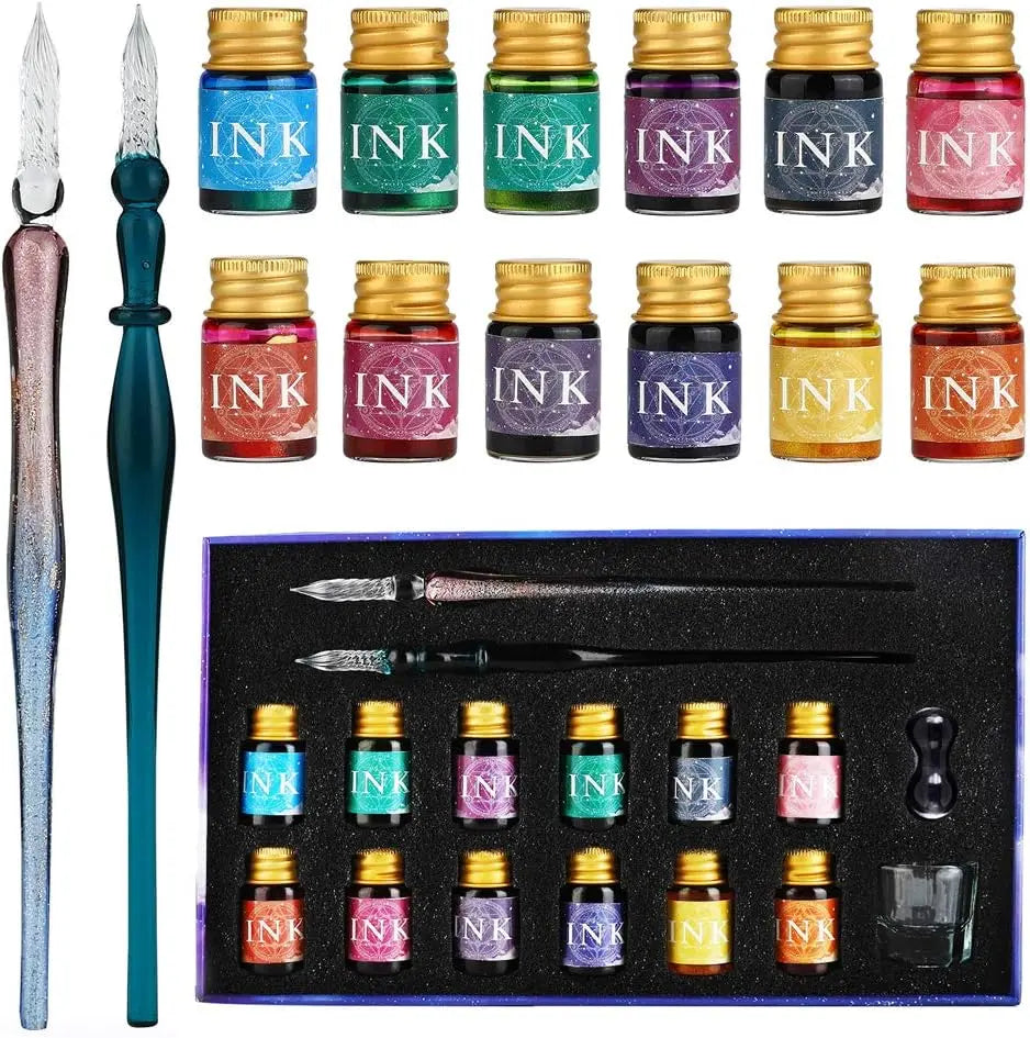 Kristall-Schreibstift Set – 12 Farben für funkelnde Kreativität Mivoza Deutschland