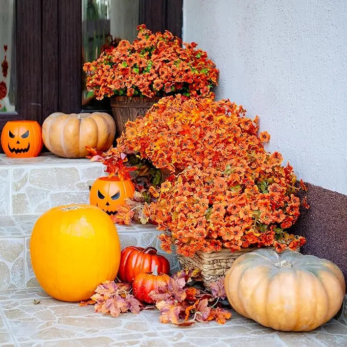 Kunstblumen Herbstdeko — Willkommen in der Farbenpracht des Herbstes 5 Bündel pro Set Mivoza Deutschland