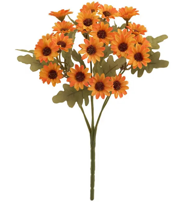 Künstliche Chrysanthemen – Realistische Blüten in warmen Sunset-Tönen Mivoza Deutschland