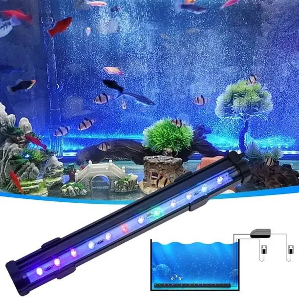 LED-Aquarium-Luftsprudler mit Farbwechselbeleuchtung Mivoza Deutschland