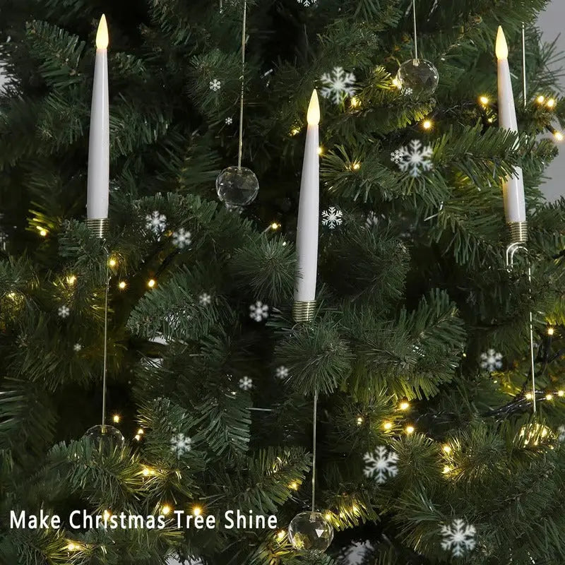 LED-Christbaumkerzen mit Kristallkugel – Realistischer Flammeneffekt Mivoza Deutschland