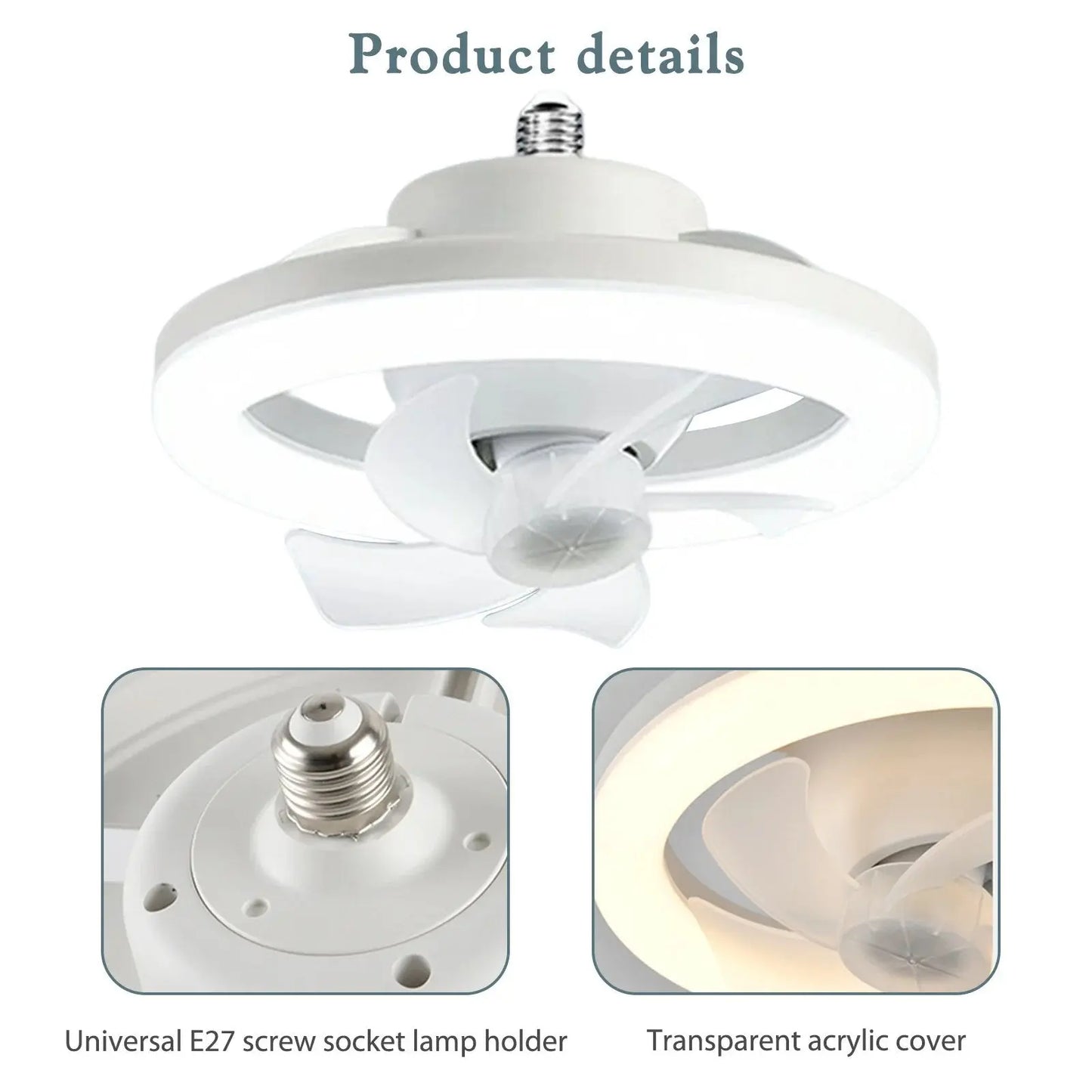 LED-Deckenventilator mit Fernbedienung – Leise & Stilvolle Kühlung Mivoza Deutschland