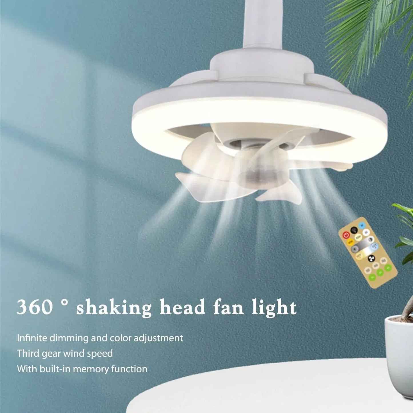 LED-Deckenventilator mit Fernbedienung – Leise & Stilvolle Kühlung Mivoza Deutschland