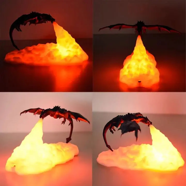 LED-Drachenlampe – Einzigartige Nachtleuchte für Fantasy-Liebhaber Mivoza Deutschland