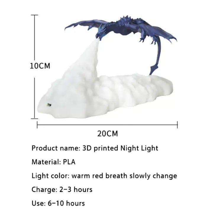 LED-Drachenlampe – Einzigartige Nachtleuchte für Fantasy-Liebhaber Mivoza Deutschland