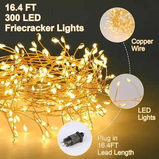 LED-Lichterkette Kupferdraht – Warmweißes Ambiente für innen & außen Mivoza Deutschland