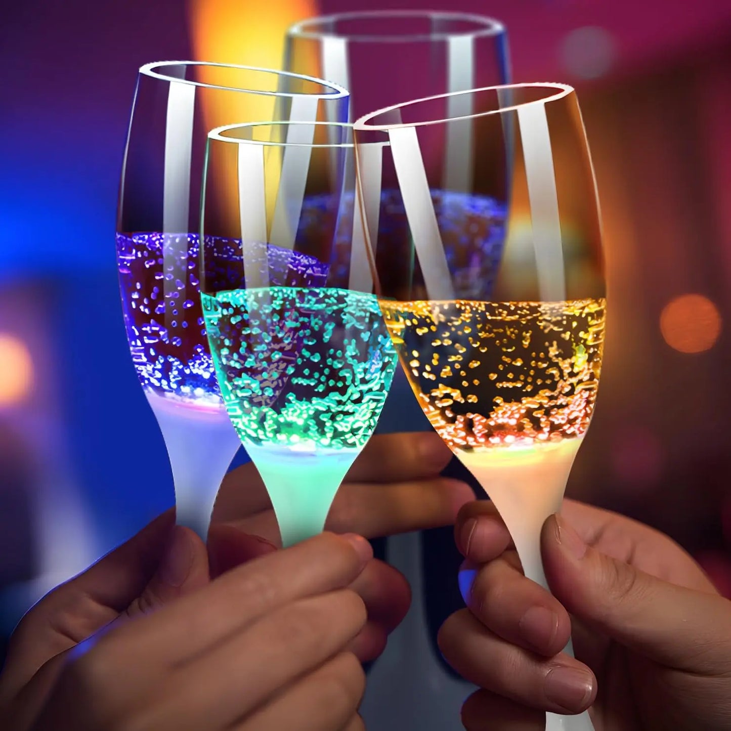 LED Party-Leuchtende Wein- & Champagnergläser Mivoza Deutschland