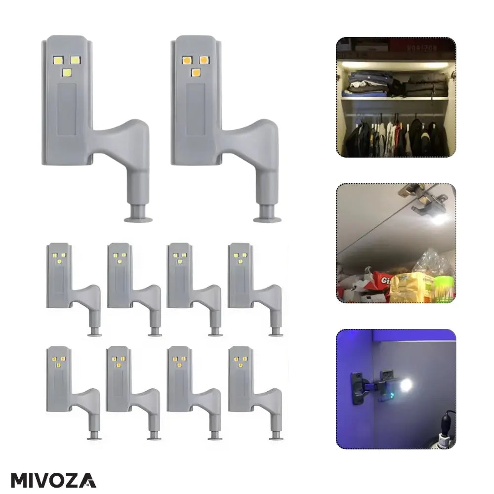 LED-Scharnier-Innenbeleuchtung - 10er-Pack Mivoza Deutschland