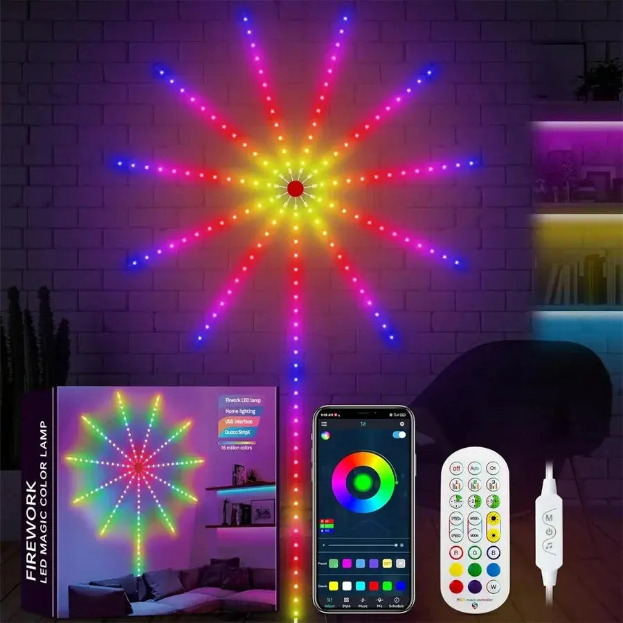 LED-lichterkette mit feuerwerk-effekt Mivoza Deutschland