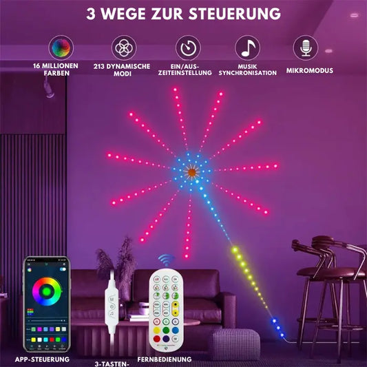LED-lichterkette mit feuerwerk-effekt Mivoza Deutschland