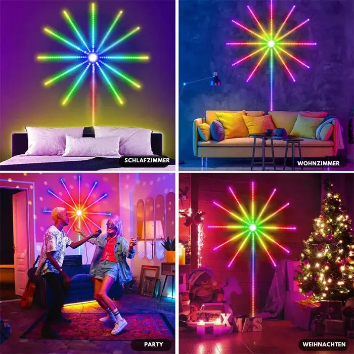 LED-lichterkette mit feuerwerk-effekt Mivoza Deutschland