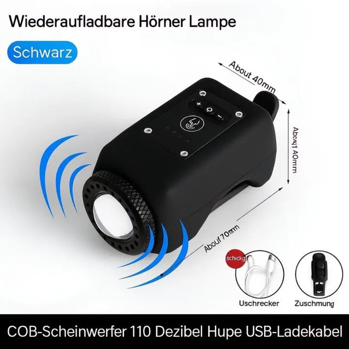 Laute Fahrradhupe für effektive Distanzwarnung Mivoza Deutschland