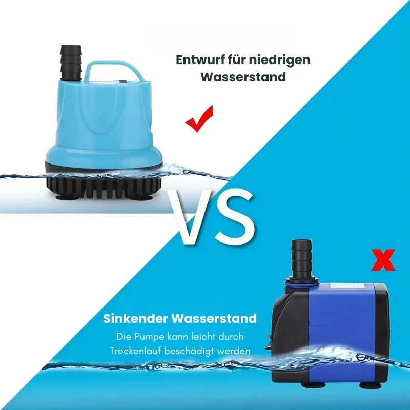 Leistungsstarke Wasserpumpe: Tauchbare Aquariumpumpe Mivoza Deutschland