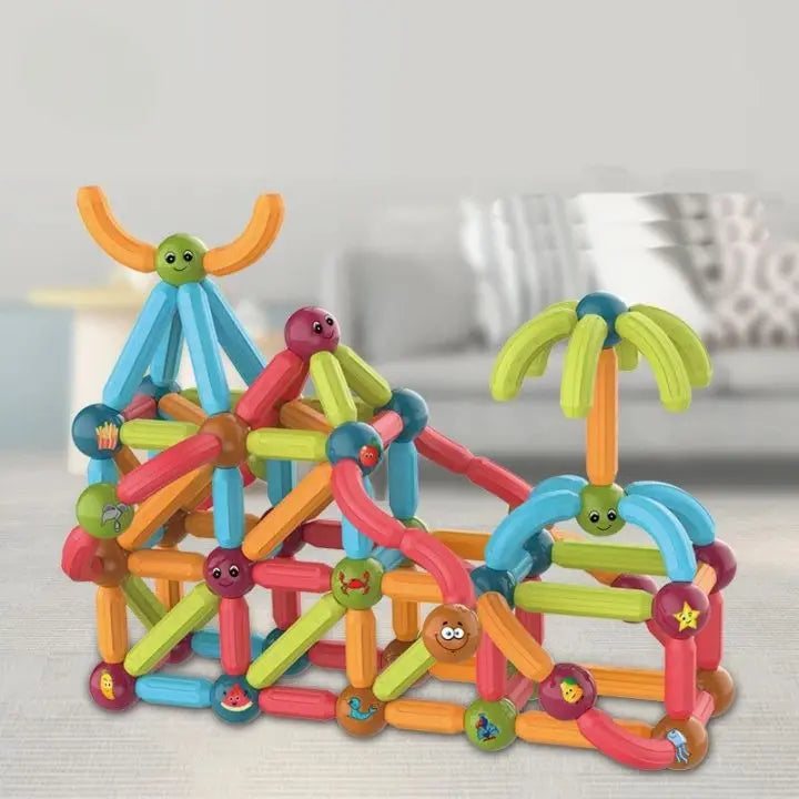 Lernspiel Magnetische Bauklötze für Kreatives Bauen und Spielen Mivoza Deutschland