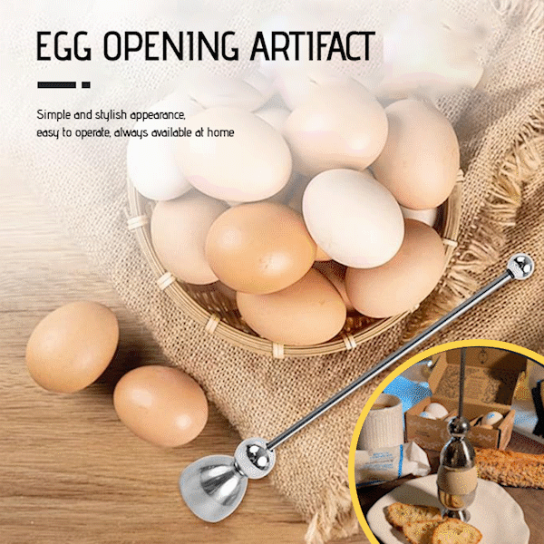 🔥Stainless Steel Egg Cracker Tool🍳🥚 Zorenza