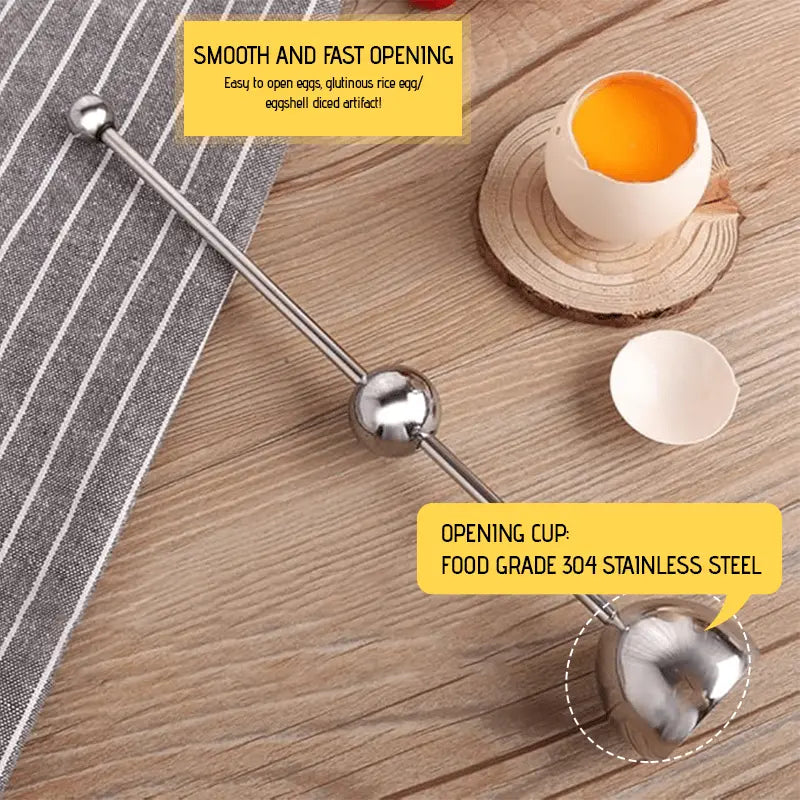 🔥Stainless Steel Egg Cracker Tool🍳🥚 Zorenza