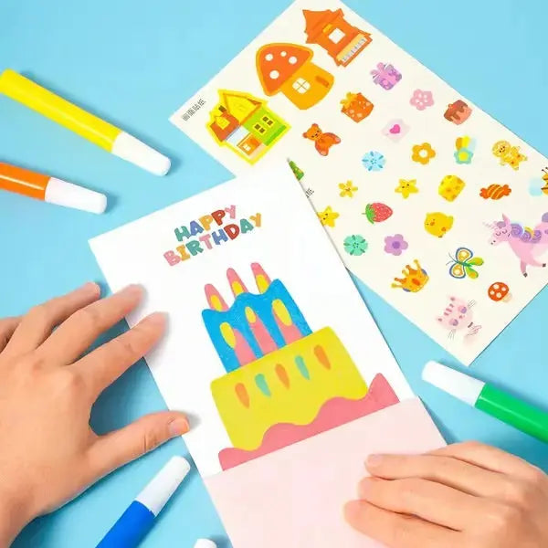 Magische Kinder Rakel-Malkit - Kreativer Spaß ohne Chaos Mivoza Deutschland