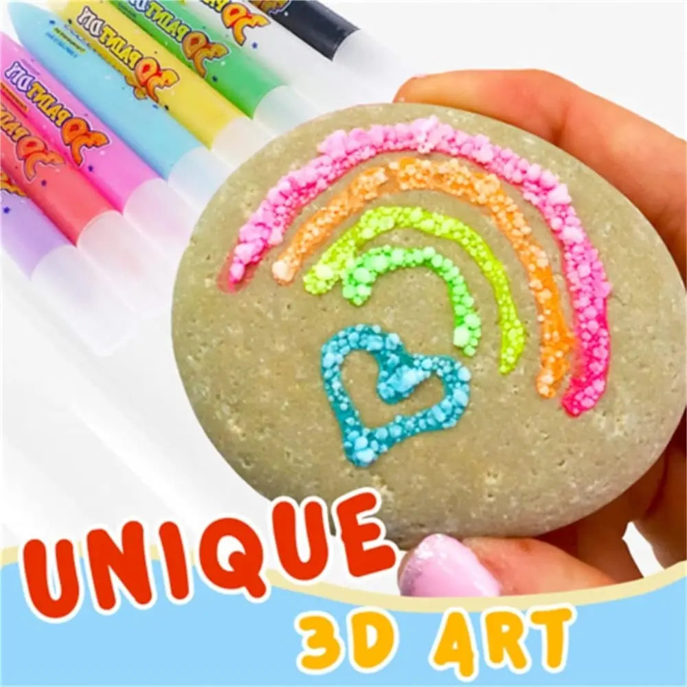 Magische Puffy Popcorn Stifte — Kreativer 3D-Malspaß für Jung & Alt 6er-Set Mivoza Deutschland