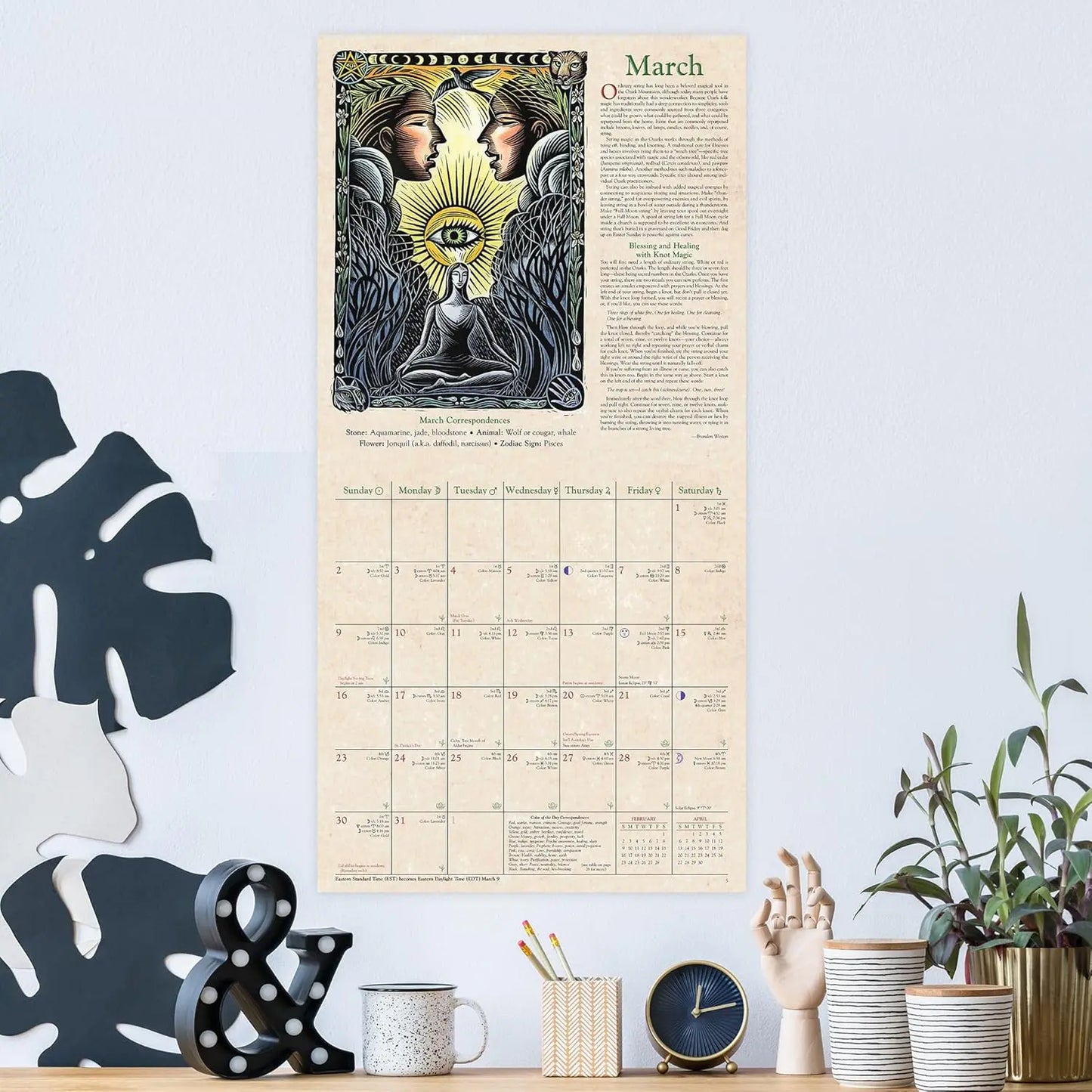 Magischer Hexenkalender 2026 — Astrologie & Führung durchs Jahr Mivoza Deutschland