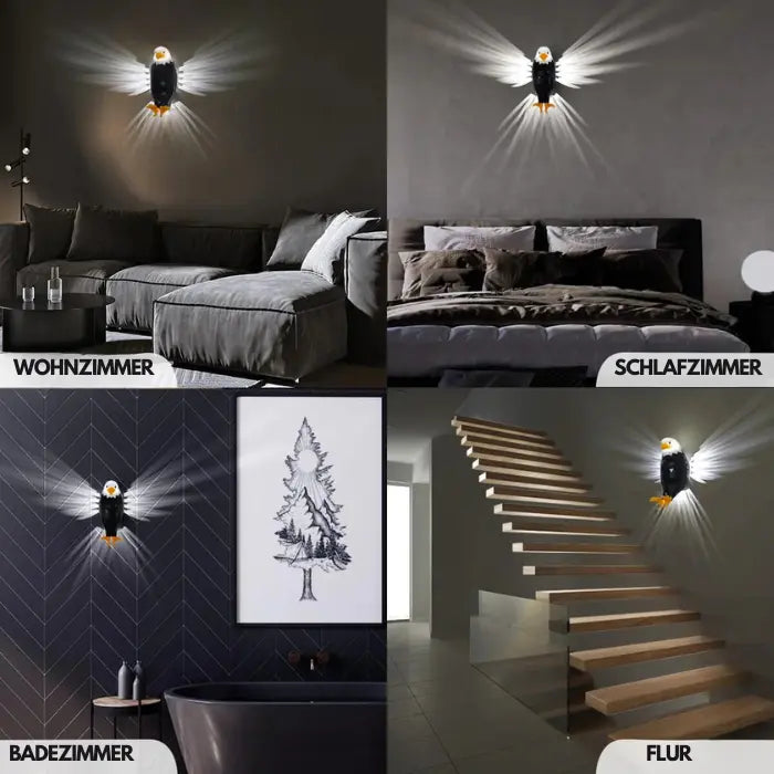 Magnetische Adler-Wandleuchte Mivoza Deutschland