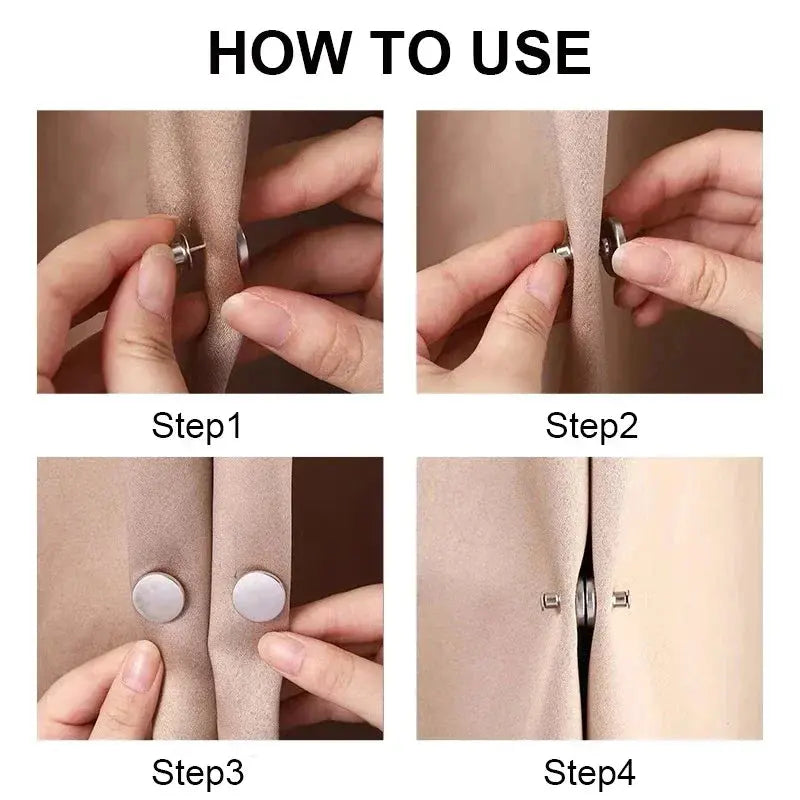Magnetische Vorhangclips — Lichtblockierende Clips aus Legierung Mivoza Deutschland