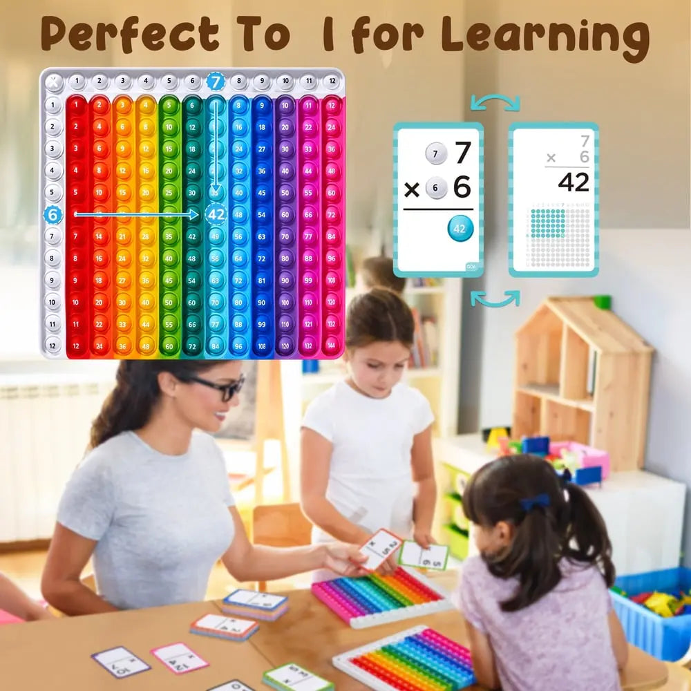 Mathe-Fidget-Spiel – Interaktive Lernkarten mit Pop-It-Funktion! Mivoza Deutschland