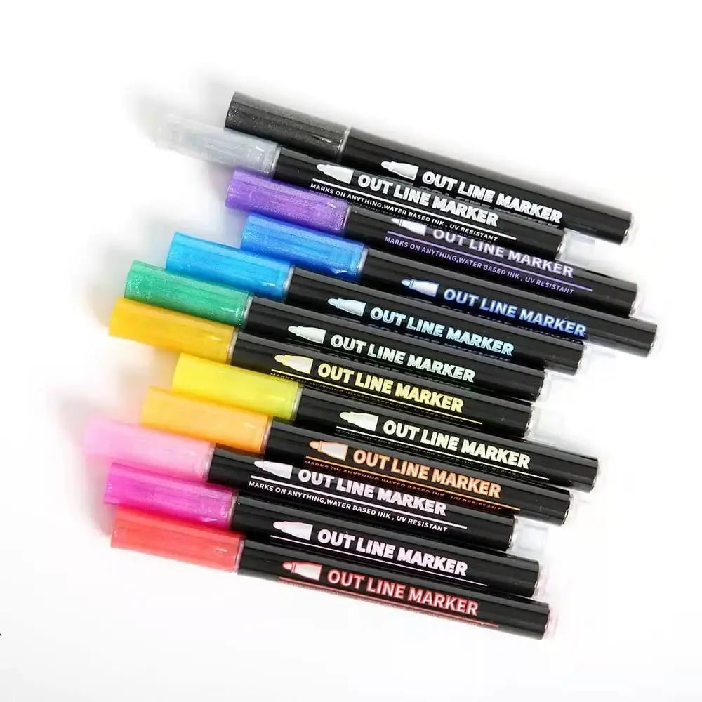 Metallic-Marker Set – Kreative Effekte auf jedem Untergrund Mivoza Deutschland