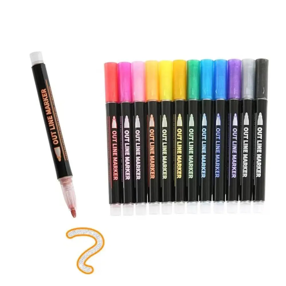 Metallic-Marker Set – Kreative Effekte auf jedem Untergrund Mivoza Deutschland