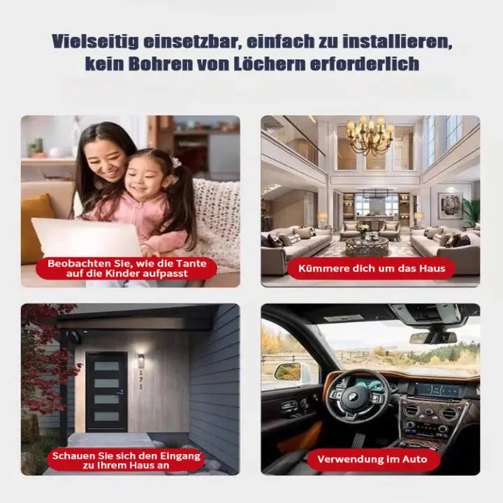 Mini Drahtlose WiFi Kamera 1080P HD | mit kostenloser 32GB Speicherkarte Mivoza Deutschland