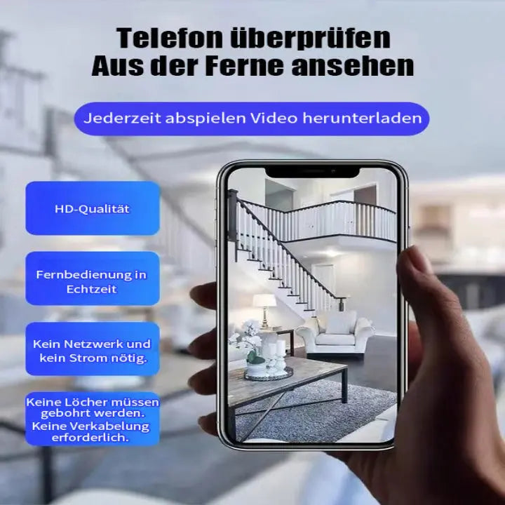Mini Drahtlose WiFi Kamera 1080P HD | mit kostenloser 32GB Speicherkarte Mivoza Deutschland