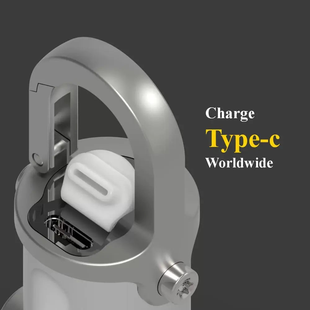 Mini USB-C Wiederaufladbare Schlüsselanhänger-Taschenlampe Mivoza Deutschland