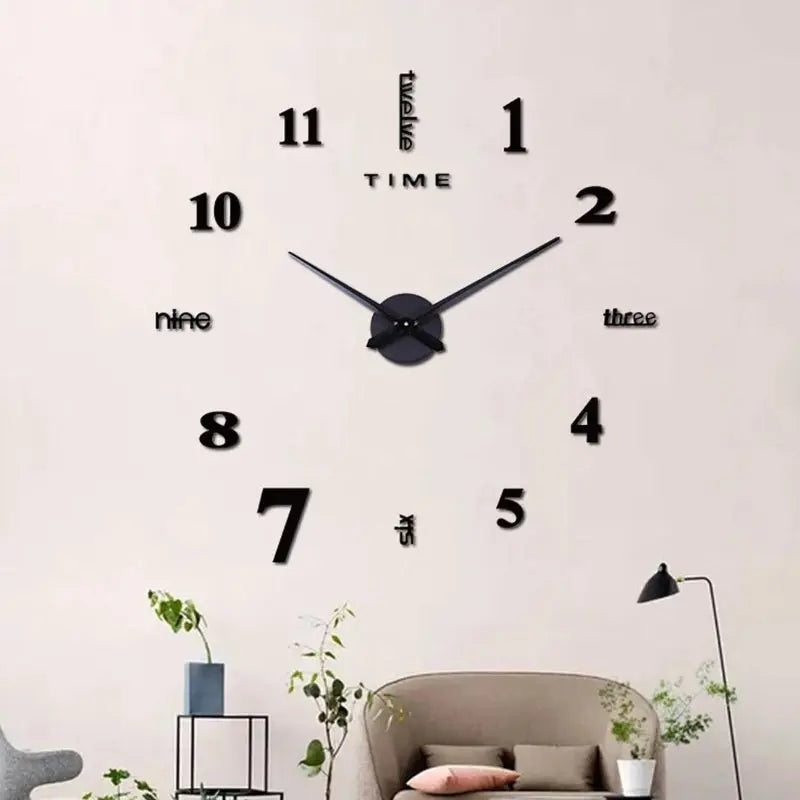 Moderne rahmenlose DIY-Wanduhr Mivoza Deutschland