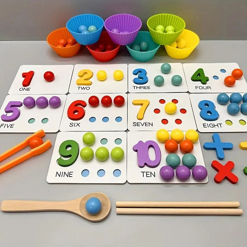 Montessori-Zählspiel zur frühen Matheförderung Mivoza Deutschland