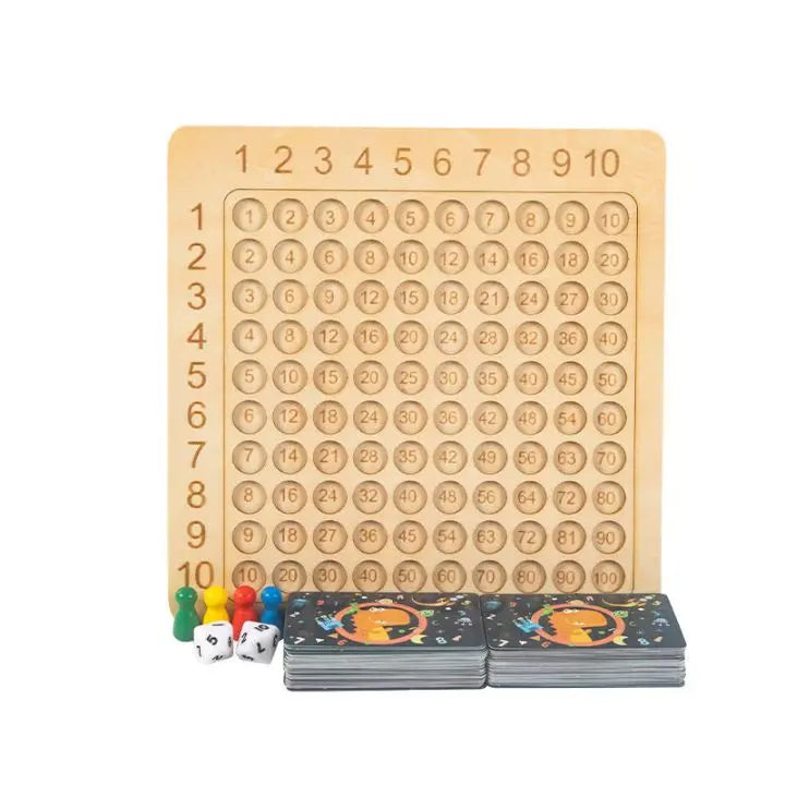 Multiplikations-Lernspiel aus Holz – Matheförderung für Kinder Mivoza Deutschland