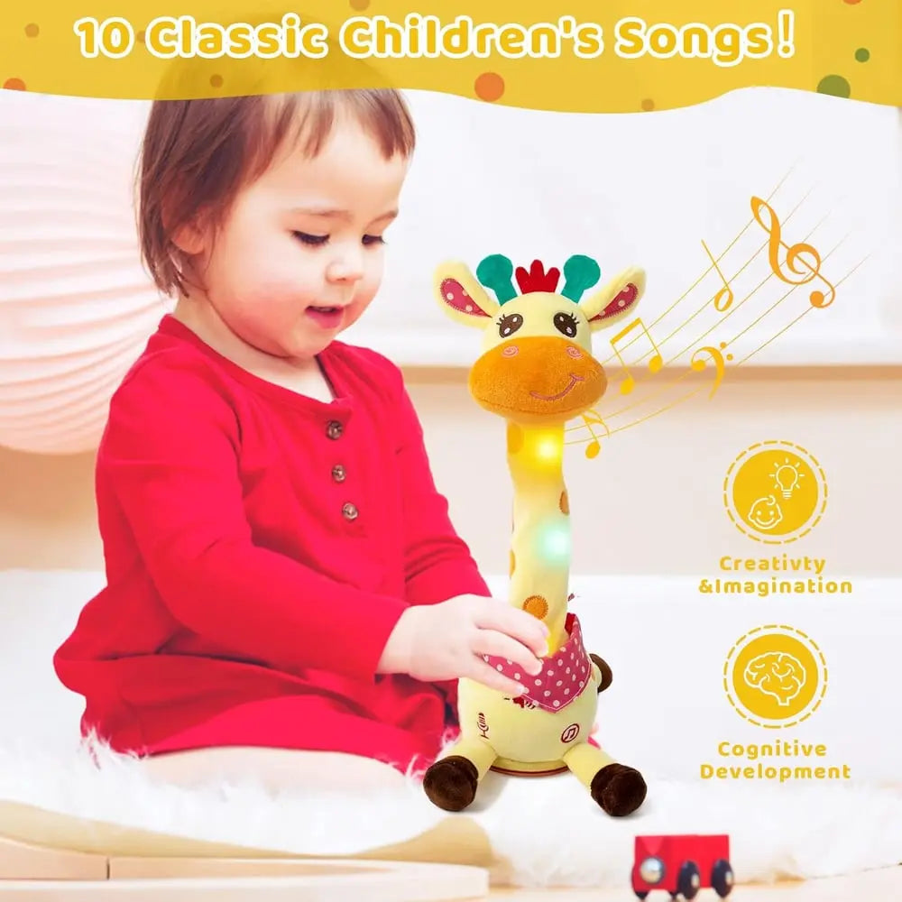Musikalische Giraffe Spielzeug — Tanzt, singt & wiederholt Wörter Mivoza Deutschland
