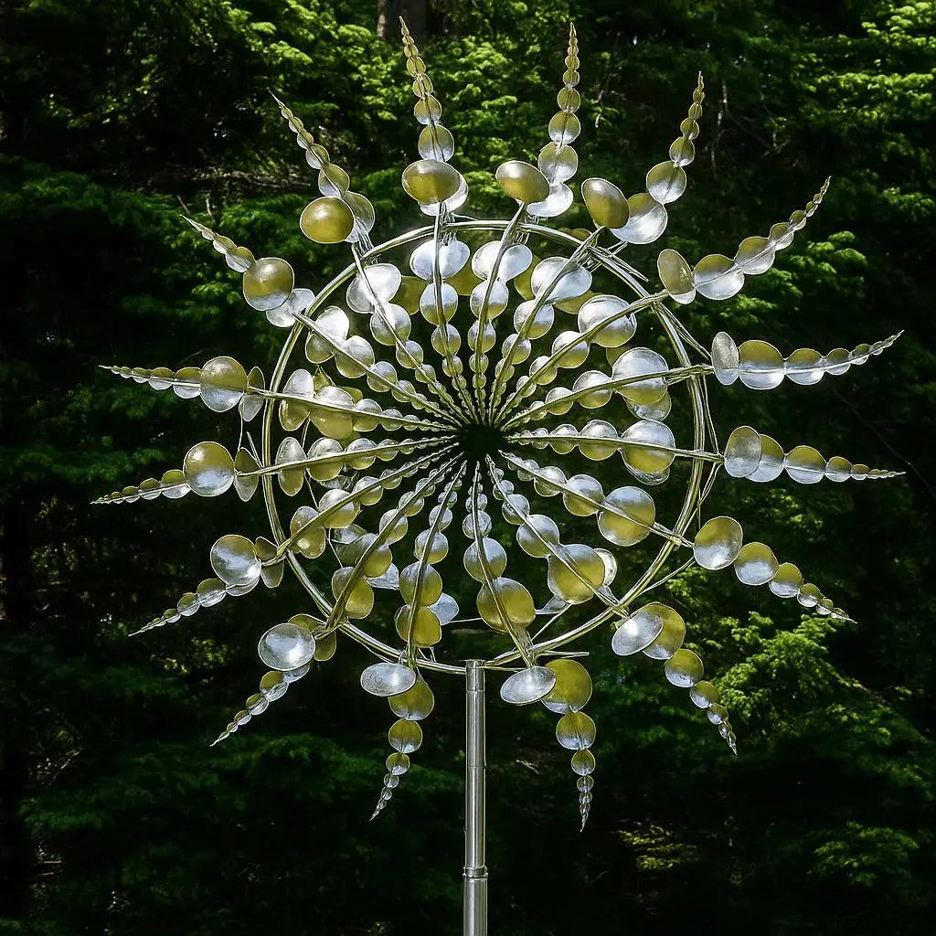 Mystischer Metall-Windspinner – Faszinierende Gartendeko mit Entspannungseffekt Mivoza Deutschland