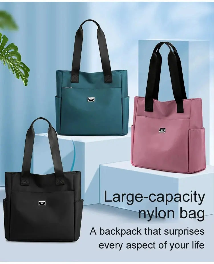 Nylon-Schultertasche mit großem Fassungsvermögen – wasserabweisend mit mehreren Taschen Mivoza Deutschland