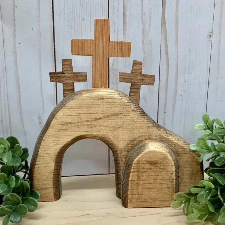 Osterdeko-Set aus Holz — Symbol für Frieden, Hoffnung & Neubeginn 4er-Set Mivoza Deutschland